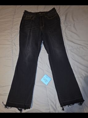 Judy Blue Black Slim Bootcut Jeans Size 14W